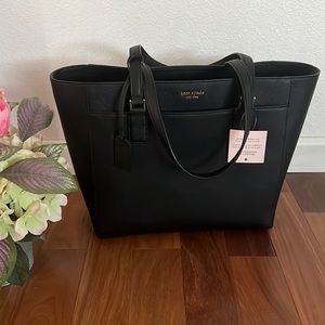 Black Kate Spade Lap top tote
